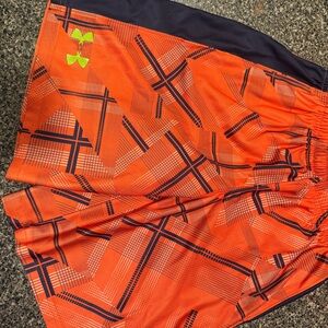 Under Armour Kids Orange Athletic Shorts